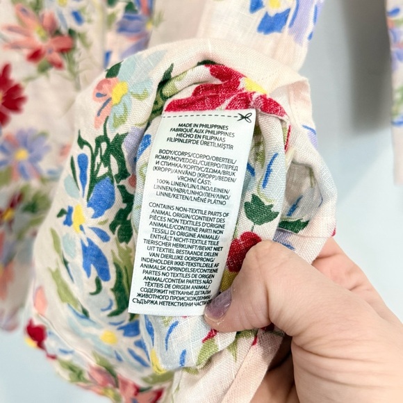 Polo Ralph Lauren Floral Long-Sleeve Button-Down Shirt Scatter Summer Floral 6 - Picture 5 of 5